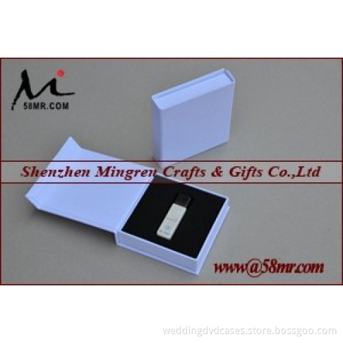 Linen USB Case Gift Box with Photo Frame